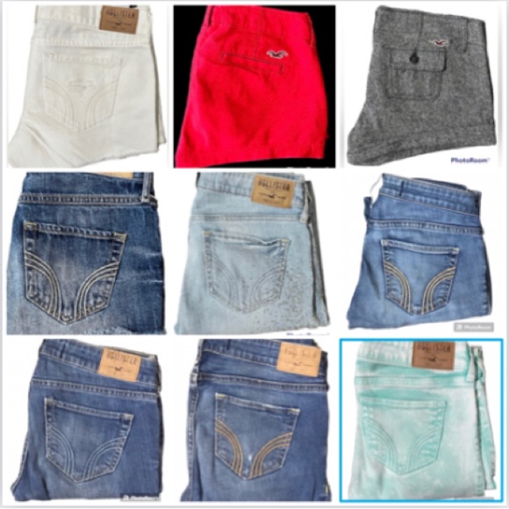 Hollister Co Bundle 5 Jeans And 4 Shorts Some NWT
